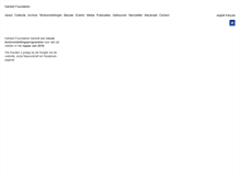 Tablet Screenshot of herbertfoundation.org